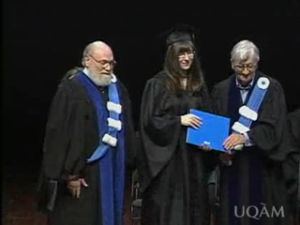 Collation des grades 2008 de la Faculté de communication