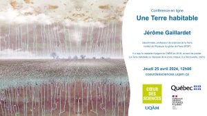 Conférence: «Une Terre habitable»