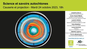 Causerie et projection: «Science et savoirs autochtones»