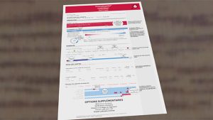 Le pavillon Président-Kennedy et le Centre de design illuminés