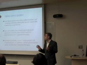 Conférence: «À la recherche de la pierre de Rosette des neurosciences éducationnelles»