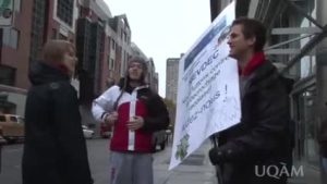 Des étudiants marchent et pédalent pour lutter contre le décrochage