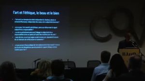Conférence «De l’art dans la relation de soin : Levinas et l’esthétique relationnelle»