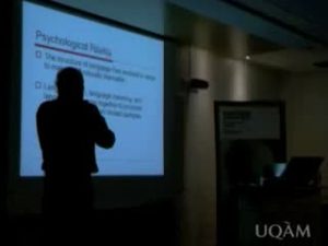 Lecture: « Language acquisition just Zipf’s right along »