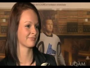 Valérie St-Jacques, boursière de la Fondation Sport-Études (badminton)